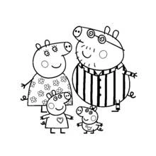 Dessin à colorier: Peppa Pig (Dessins animés et séries animées) #44029 - Coloriages à Imprimer Gratuits
