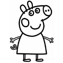 Dessin à colorier: Peppa Pig (Dessins animés et séries animées) #44038 - Coloriages à Imprimer Gratuits