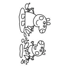 Dessin à colorier: Peppa Pig (Dessins animés et séries animées) #44040 - Coloriages à Imprimer Gratuits