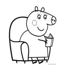 Dessin à colorier: Peppa Pig (Dessins animés et séries animées) #44044 - Coloriages à Imprimer Gratuits