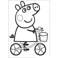 Dessin à colorier: Peppa Pig (Dessins animés et séries animées) #44093 - Coloriages à Imprimer Gratuits