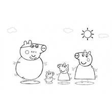Dessin à colorier: Peppa Pig (Dessins animés et séries animées) #44100 - Coloriages à Imprimer Gratuits