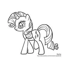 Dessin à colorier: Petit Poney (Dessins animés et séries animées) #41859 - Coloriages à Imprimer Gratuits