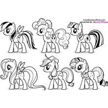 Dessin à colorier: Petit Poney (Dessins animés et séries animées) #41872 - Coloriages à Imprimer Gratuits