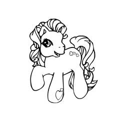 Coloriage Petit Poney (Dessins animés et séries animées) #41887 à imprimer et colorier