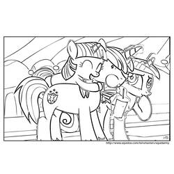 Coloriage Petit Poney (Dessins animés et séries animées) #41899 à imprimer et colorier