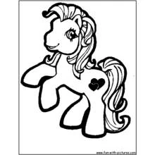 Dessin à colorier: Petit Poney (Dessins animés et séries animées) #41900 - Coloriages à Imprimer Gratuits