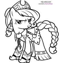 Dessin à colorier: Petit Poney (Dessins animés et séries animées) #41901 - Coloriages à Imprimer Gratuits