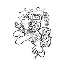 Coloriage Petit Poney (Dessins animés et séries animées) #41905 à imprimer et colorier