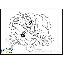 Coloriage Petit Poney (Dessins animés et séries animées) #41911 à imprimer et colorier