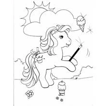 Coloriage Petit Poney (Dessins animés et séries animées) #41913 à imprimer et colorier