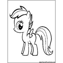 Dessin à colorier: Petit Poney (Dessins animés et séries animées) #41929 - Coloriages à Imprimer Gratuits