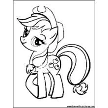 Dessin à colorier: Petit Poney (Dessins animés et séries animées) #41938 - Coloriages à Imprimer Gratuits