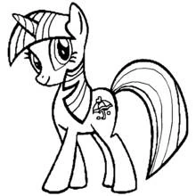 Dessin à colorier: Petit Poney (Dessins animés et séries animées) #42136 - Coloriages à Imprimer Gratuits
