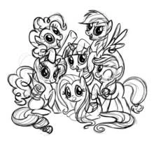 Dessin à colorier: Petit Poney (Dessins animés et séries animées) #42192 - Coloriages à Imprimer Gratuits