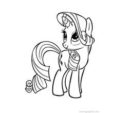 Dessin à colorier: Petit Poney (Dessins animés et séries animées) #42215 - Coloriages à Imprimer Gratuits