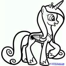 Dessin à colorier: Petit Poney (Dessins animés et séries animées) #42219 - Coloriages à Imprimer Gratuits