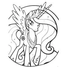 Dessin à colorier: Petit Poney (Dessins animés et séries animées) #42222 - Coloriages à Imprimer Gratuits