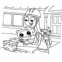 Dessin à colorier: Phinéas et Ferb (Dessins animés et séries animées) #207704 - Coloriages à Imprimer Gratuits