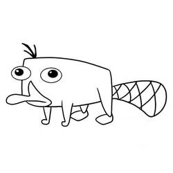 Dessin à colorier: Phinéas et Ferb (Dessins animés et séries animées) #207710 - Coloriages à Imprimer Gratuits