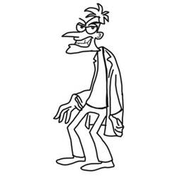 Dessin à colorier: Phinéas et Ferb (Dessins animés et séries animées) #207711 - Coloriages à Imprimer Gratuits