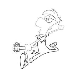 Dessin à colorier: Phinéas et Ferb (Dessins animés et séries animées) #207717 - Coloriages à Imprimer Gratuits