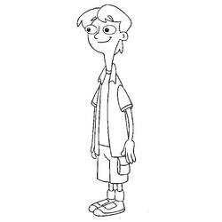 Dessin à colorier: Phinéas et Ferb (Dessins animés et séries animées) #207729 - Coloriages à Imprimer Gratuits
