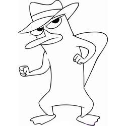 Dessin à colorier: Phinéas et Ferb (Dessins animés et séries animées) #207732 - Coloriages à Imprimer Gratuits