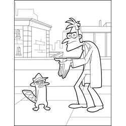 Dessin à colorier: Phinéas et Ferb (Dessins animés et séries animées) #207733 - Coloriages à Imprimer Gratuits