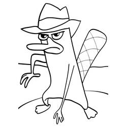 Dessin à colorier: Phinéas et Ferb (Dessins animés et séries animées) #207735 - Coloriages à Imprimer Gratuits
