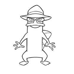 Dessin à colorier: Phinéas et Ferb (Dessins animés et séries animées) #207740 - Coloriages à Imprimer Gratuits