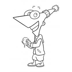 Dessin à colorier: Phinéas et Ferb (Dessins animés et séries animées) #207759 - Coloriages à Imprimer Gratuits