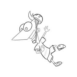 Dessin à colorier: Phinéas et Ferb (Dessins animés et séries animées) #207760 - Coloriages à Imprimer Gratuits