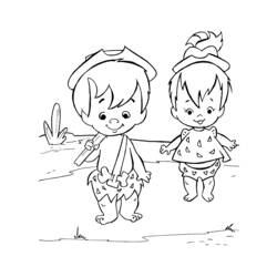 Dessin à colorier: Pierrafeu (Dessins animés et séries animées) #29517 - Coloriages à Imprimer Gratuits
