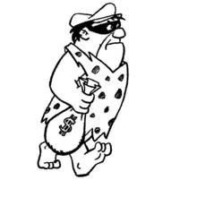 Coloriage Pierrafeu (Dessins animés et séries animées) #29518 à imprimer et colorier