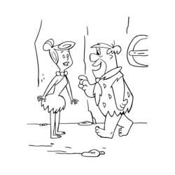 Dessin à colorier: Pierrafeu (Dessins animés et séries animées) #29533 - Coloriages à Imprimer Gratuits