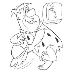 Dessin à colorier: Pierrafeu (Dessins animés et séries animées) #29535 - Coloriages à Imprimer Gratuits