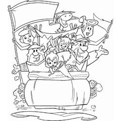 Dessin à colorier: Pierrafeu (Dessins animés et séries animées) #29536 - Coloriages à Imprimer Gratuits