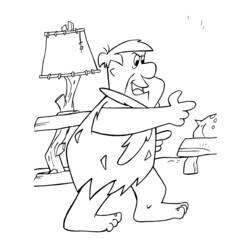 Dessin à colorier: Pierrafeu (Dessins animés et séries animées) #29539 - Coloriages à Imprimer Gratuits