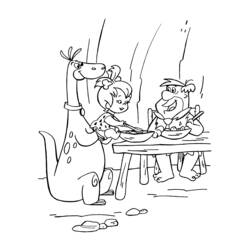Dessin à colorier: Pierrafeu (Dessins animés et séries animées) #29550 - Coloriages à Imprimer Gratuits