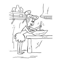 Dessin à colorier: Pierrafeu (Dessins animés et séries animées) #29553 - Coloriages à Imprimer Gratuits