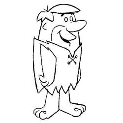 Dessin à colorier: Pierrafeu (Dessins animés et séries animées) #29581 - Coloriages à Imprimer Gratuits