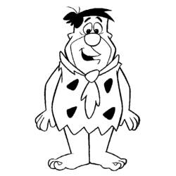 Dessin à colorier: Pierrafeu (Dessins animés et séries animées) #29592 - Coloriages à Imprimer Gratuits