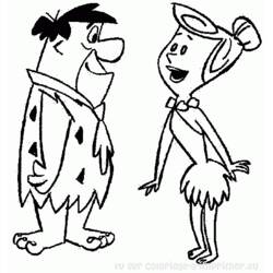 Dessin à colorier: Pierrafeu (Dessins animés et séries animées) #29595 - Coloriages à Imprimer Gratuits