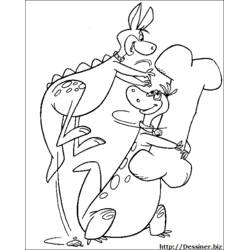 Dessin à colorier: Pierrafeu (Dessins animés et séries animées) #29602 - Coloriages à Imprimer Gratuits