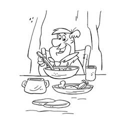 Dessin à colorier: Pierrafeu (Dessins animés et séries animées) #29606 - Coloriages à Imprimer Gratuits