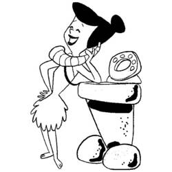 Coloriage Pierrafeu (Dessins animés et séries animées) #29616 à imprimer et colorier