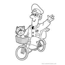 Dessins à colorier: Pierre le facteur - Coloriages à Imprimer Gratuits