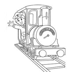 Dessin à colorier: Pierre le facteur (Dessins animés et séries animées) #49554 - Coloriages à Imprimer Gratuits