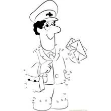 Dessin à colorier: Pierre le facteur (Dessins animés et séries animées) #49578 - Coloriages à Imprimer Gratuits